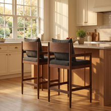Load image into Gallery viewer, Remington Wood Counter Stool Set of 2 by Modway
