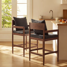 Load image into Gallery viewer, Remington Wood Counter Stool Set of 2 by Modway
