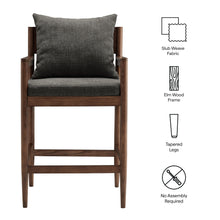 Load image into Gallery viewer, Remington Wood Counter Stool Set of 2 by Modway
