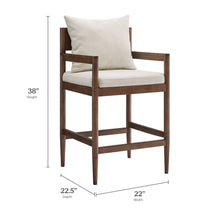 Load image into Gallery viewer, Remington Wood Counter Stool Set of 2 by Modway
