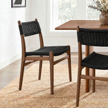 Load image into Gallery viewer, Wynn Rope and Wood Dining Side Chair by Modway
