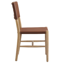 Load image into Gallery viewer, Dover Wood Vegan Leather Dining Side Chair by Modway
