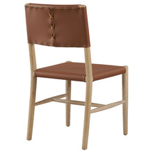Load image into Gallery viewer, Dover Wood Vegan Leather Dining Side Chair by Modway
