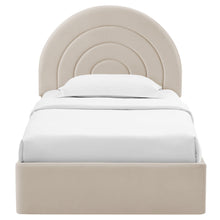 Load image into Gallery viewer, Solana Arched Performance Velvet Twin Platform Bed by Modway
