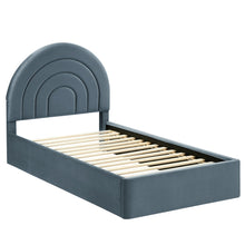 Load image into Gallery viewer, Solana Arched Performance Velvet Twin Platform Bed by Modway
