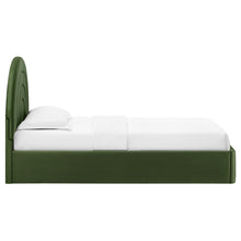 Load image into Gallery viewer, Solana Arched Performance Velvet Twin Platform Bed by Modway
