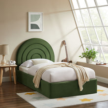 Load image into Gallery viewer, Solana Arched Performance Velvet Twin Platform Bed by Modway
