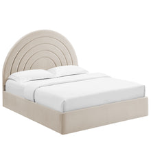 Load image into Gallery viewer, Solana Arched Performance Velvet Full Platform Bed by Modway
