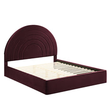 Load image into Gallery viewer, Solana Arched Performance Velvet Full Platform Bed by Modway
