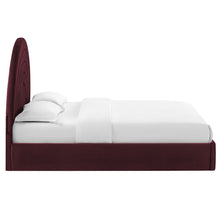 Load image into Gallery viewer, Solana Arched Performance Velvet Full Platform Bed by Modway
