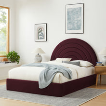 Load image into Gallery viewer, Solana Arched Performance Velvet Queen Platform Bed by Modway
