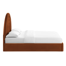 Load image into Gallery viewer, Solana Arched Performance Velvet Queen Platform Bed by Modway
