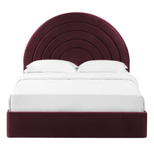 Load image into Gallery viewer, Solana Arched Performance Velvet King Platform Bed by Modway
