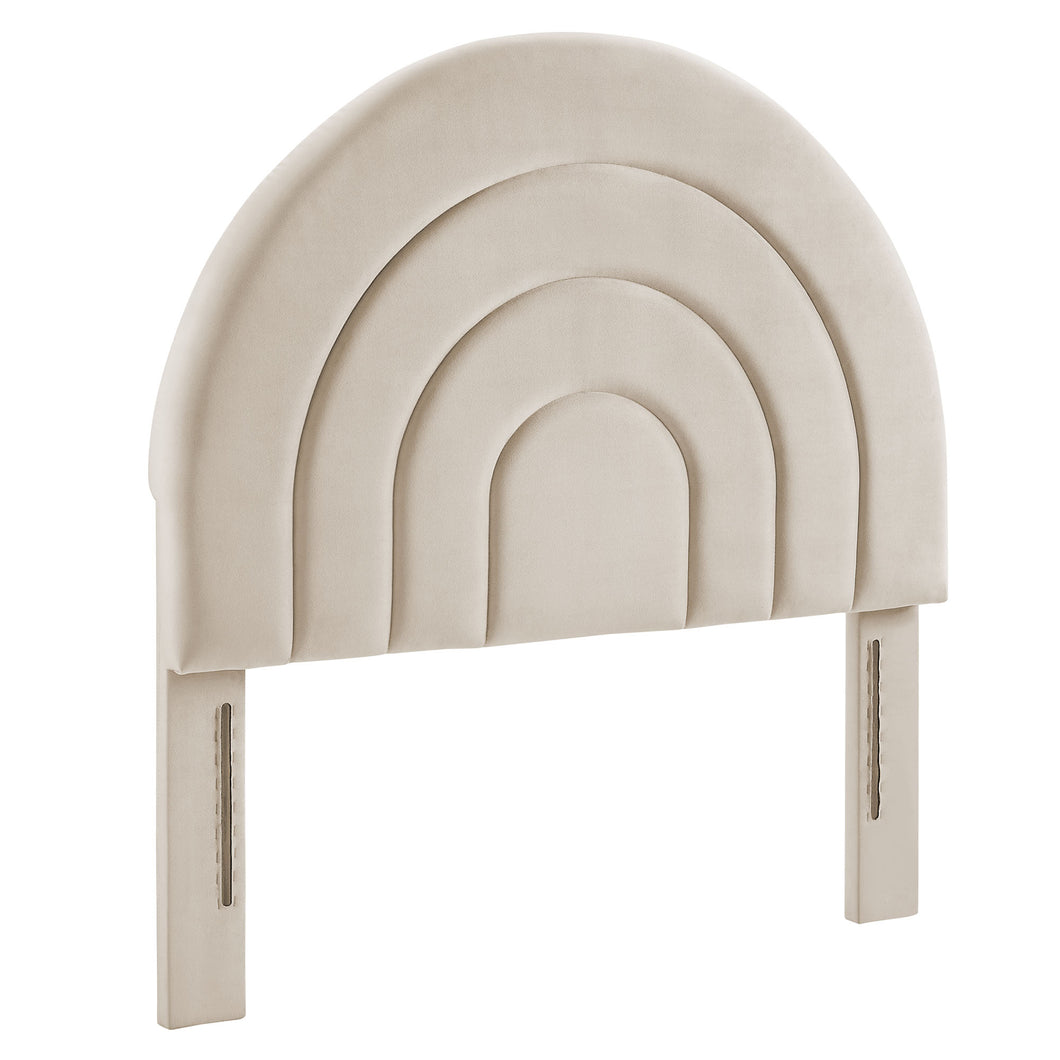 Solana Arched Performance Velvet Twin Headboard by Modway