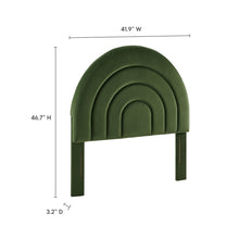 Load image into Gallery viewer, Solana Arched Performance Velvet Twin Headboard by Modway
