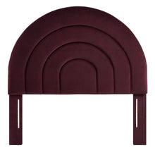Load image into Gallery viewer, Solana Arched Performance Velvet Twin Headboard by Modway
