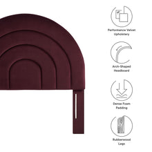 Load image into Gallery viewer, Solana Arched Performance Velvet Twin Headboard by Modway
