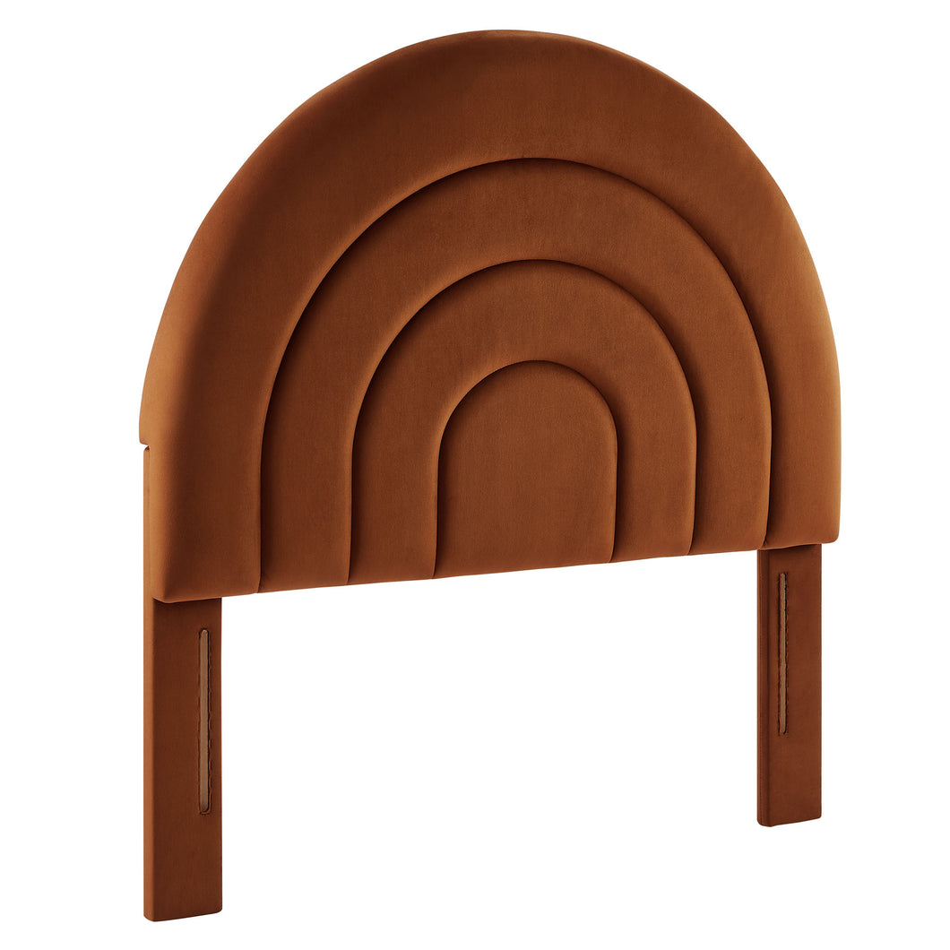 Solana Arched Performance Velvet Twin Headboard by Modway