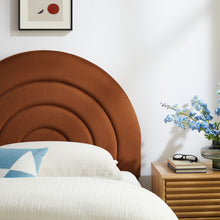 Load image into Gallery viewer, Solana Arched Performance Velvet Twin Headboard by Modway
