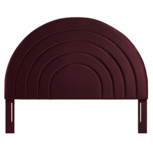 Load image into Gallery viewer, Solana Arched Performance Velvet Full Headboard by Modway
