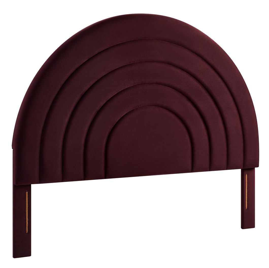 Solana Arched Performance Velvet Queen Headboard by Modway