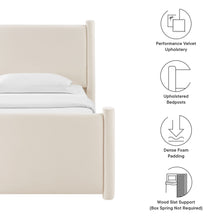 Load image into Gallery viewer, Rael Performance Velvet Twin Platform Bed by Modway
