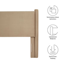 Load image into Gallery viewer, Rael Performance Velvet King Headboard by Modway
