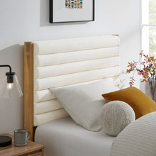 Load image into Gallery viewer, Olea Channel Tufted Boucle Solid Wood Twin Platform Bed by Modway
