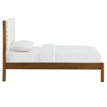 Load image into Gallery viewer, Olea Channel Tufted Boucle Solid Wood Twin Platform Bed by Modway

