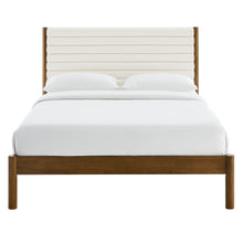 Load image into Gallery viewer, Olea Channel Tufted Boucle Solid Wood Full Platform Bed by Modway
