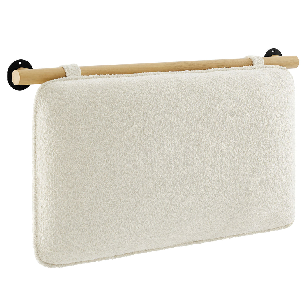 Anela Wall-Mounted Chenille Upholstered Twin Headboard by Modway