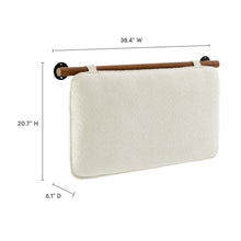 Load image into Gallery viewer, Anela Wall-Mounted Chenille Upholstered Twin Headboard by Modway
