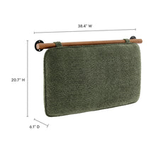 Load image into Gallery viewer, Anela Wall-Mounted Chenille Upholstered Twin Headboard by Modway
