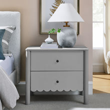 Load image into Gallery viewer, Emmeline Scalloped 2-Drawer Nightstand by Modway
