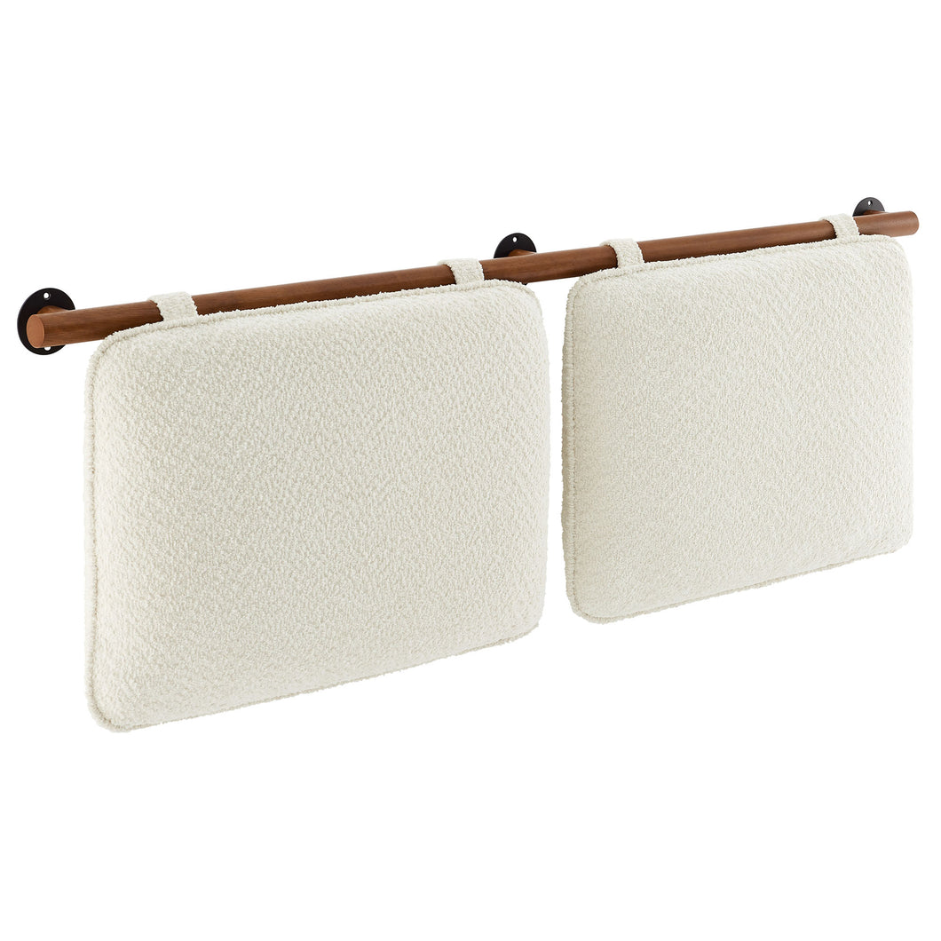 Anela Wall-Mounted Chenille Upholstered Full Headboard by Modway