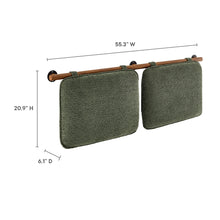 Load image into Gallery viewer, Anela Wall-Mounted Chenille Upholstered Full Headboard by Modway
