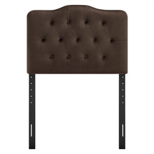 Load image into Gallery viewer, Annabel Stain-Resistant Performance Velvet Twin Headboard by Modway

