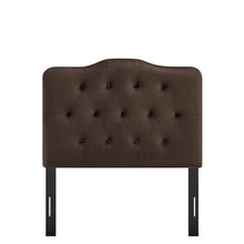 Load image into Gallery viewer, Annabel Stain-Resistant Performance Velvet Twin Headboard by Modway
