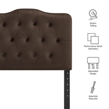 Load image into Gallery viewer, Annabel Stain-Resistant Performance Velvet Twin Headboard by Modway
