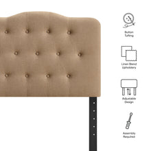 Load image into Gallery viewer, Annabel Premium Linen Blend Twin Headboard by Modway
