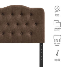 Load image into Gallery viewer, Annabel Premium Linen Blend Twin Headboard by Modway
