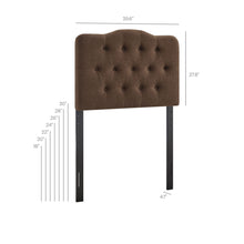 Load image into Gallery viewer, Annabel Premium Linen Blend Twin Headboard by Modway
