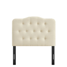 Load image into Gallery viewer, Annabel Premium Linen Blend Twin Headboard by Modway
