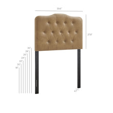 Load image into Gallery viewer, Annabel Faux Leather Twin Headboard by Modway
