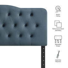 Load image into Gallery viewer, Annabel Stain-Resistant Performance Velvet Full Headboard by Modway
