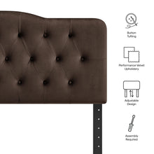 Load image into Gallery viewer, Annabel Stain-Resistant Performance Velvet Full Headboard by Modway
