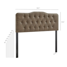 Load image into Gallery viewer, Annabel Vegan Leather Full Headboard by Modway
