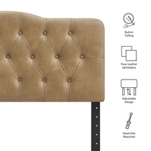 Load image into Gallery viewer, Annabel Vegan Leather Full Headboard by Modway

