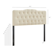 Load image into Gallery viewer, Annabel Premium Linen Blend Queen Headboard by Modway
