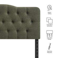 Load image into Gallery viewer, Annabel Premium Linen Blend Queen Headboard by Modway
